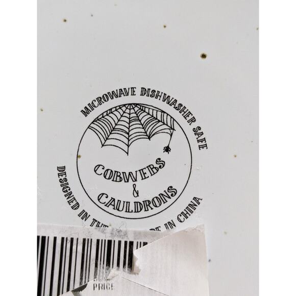 Cobwebs And Cauldrons Canister Jar Cute Gnome Witch Halloween Pumpkins New - Picture 7 of 8